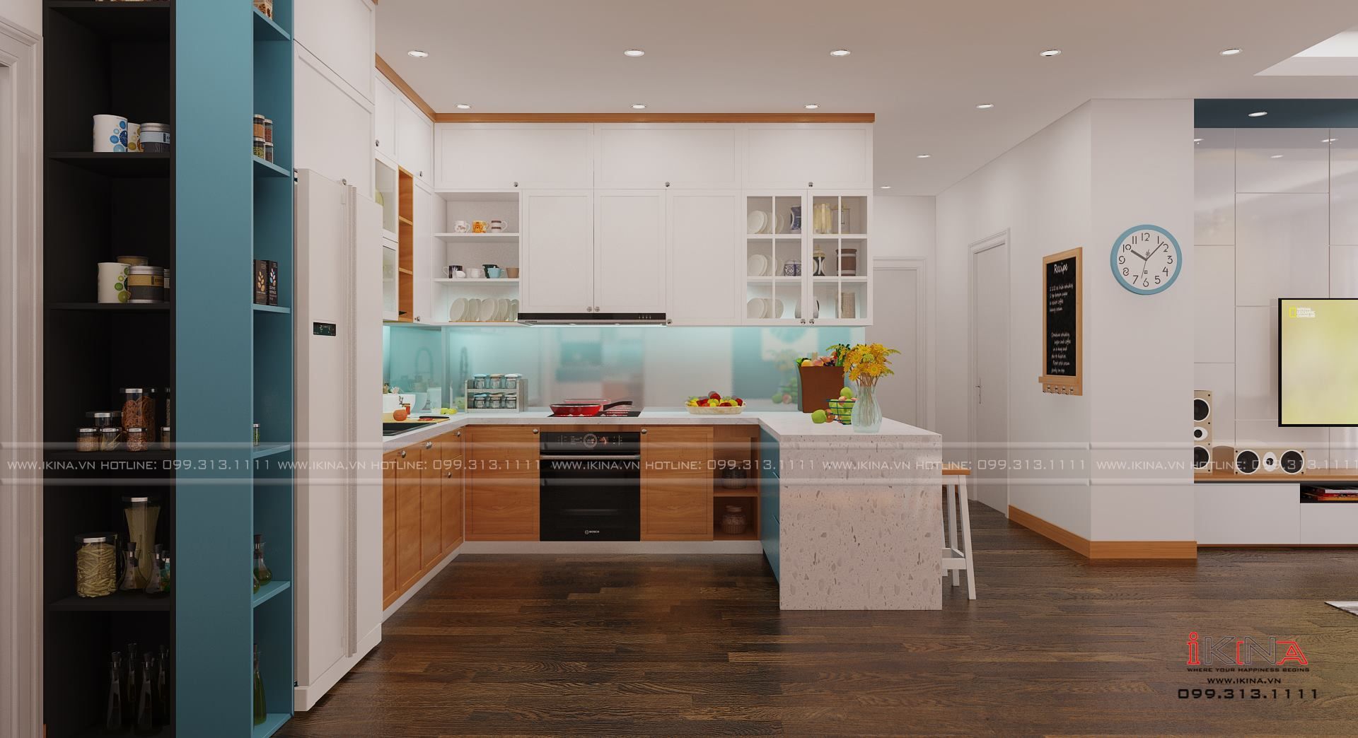 Thiết Kế Căn Hộ Chung Cư Goldsilk Complex 93,35m2 Căn Hộ 14-C2