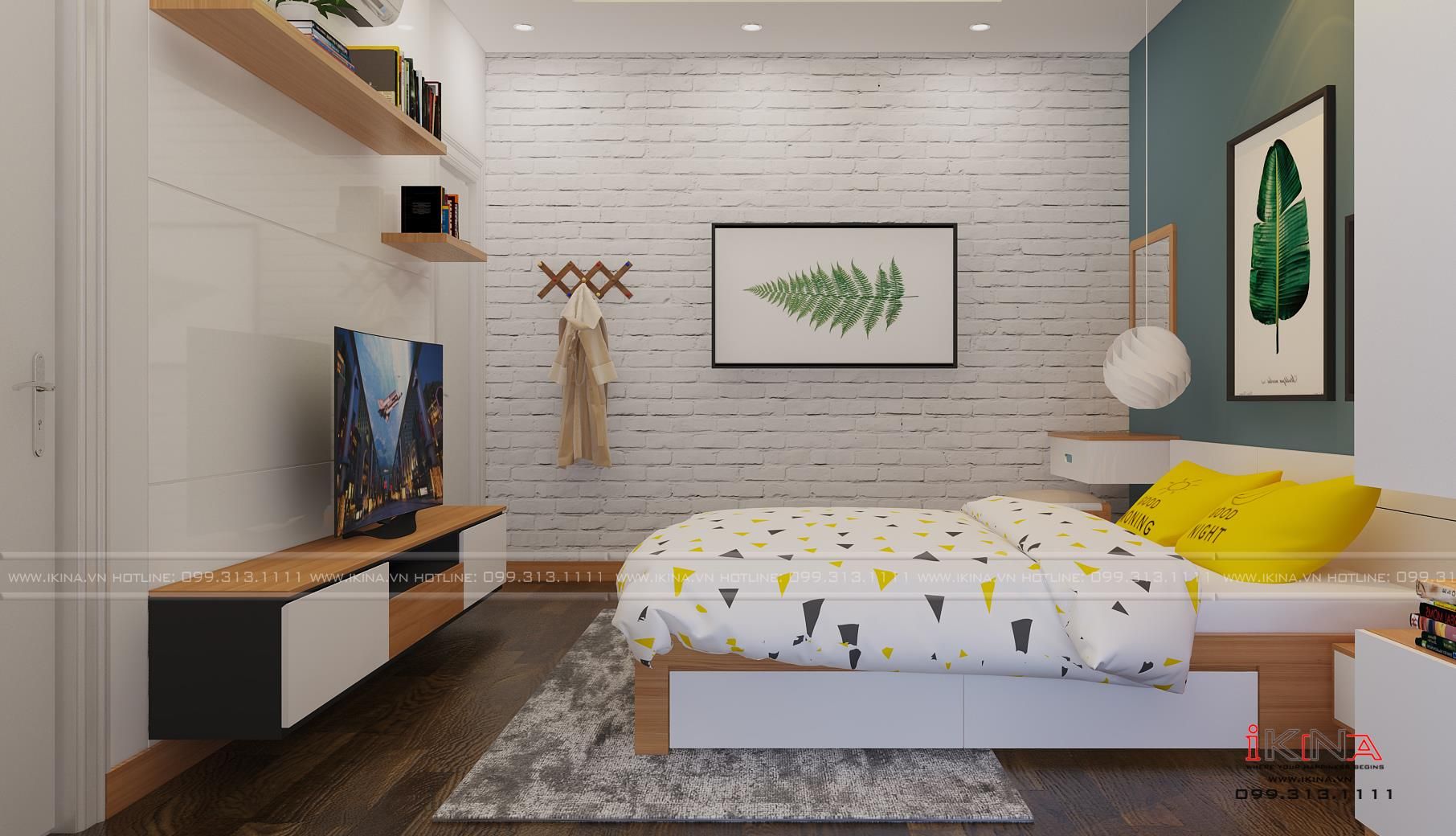 Thiết Kế Căn Hộ Chung Cư Goldsilk Complex 93,35m2 Căn Hộ 14-C2