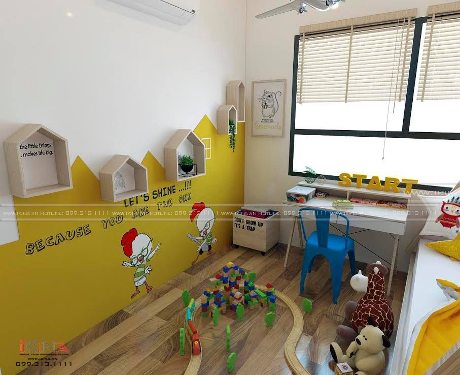 Thiết Kế Phòng Ngủ Bé Trai 10m2 - Chung Cư Ngoại Giao Đoàn