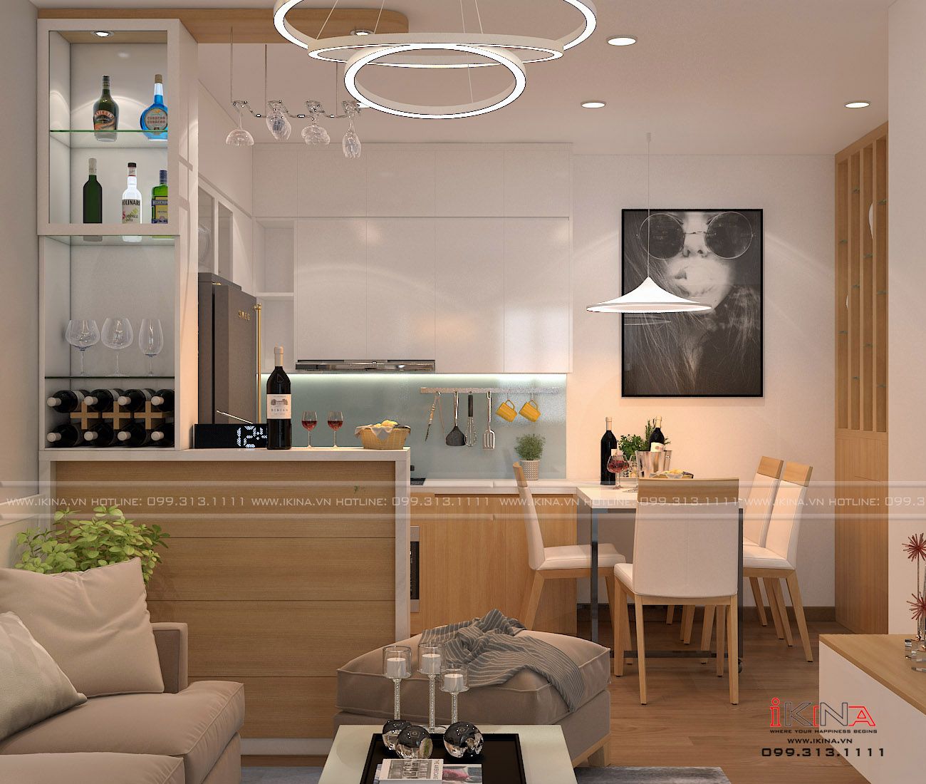Thiết Kế Căn Hộ Chung Cư 72m2 - CT2B KĐT Cổ Nhuế