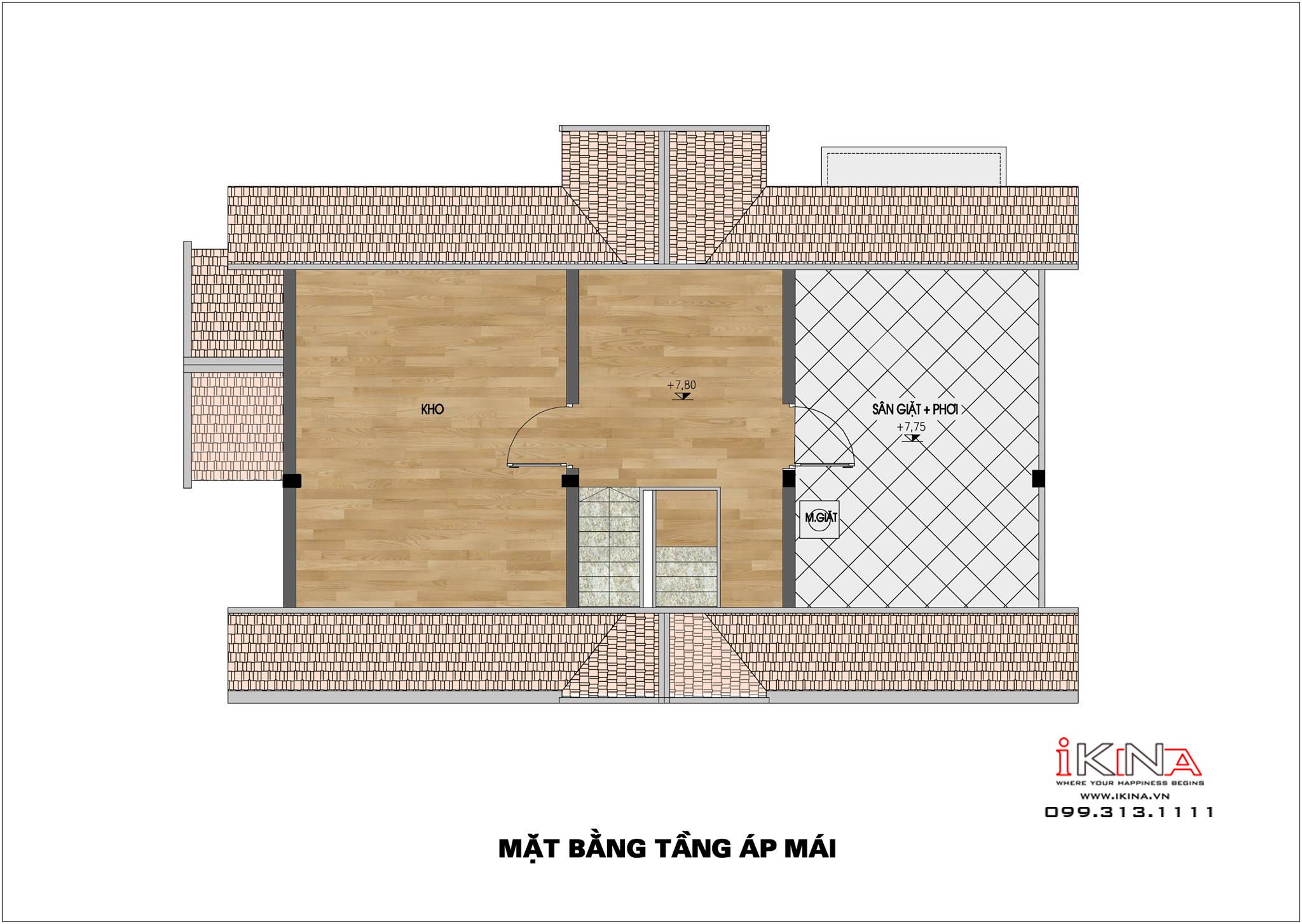 Thiết Kế Biệt Thự Tổng 366m2 - 3 Tầng Hà Nam