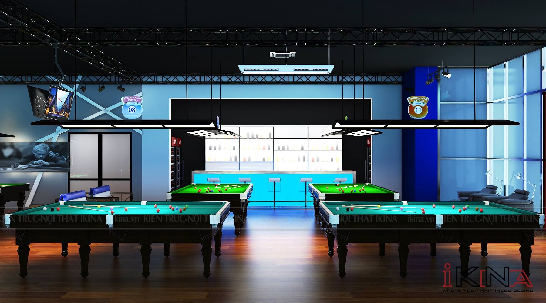 Thiết Kế Jima Sport Center Tầng 4 Golden Field 1200m2 - Mỹ Đình