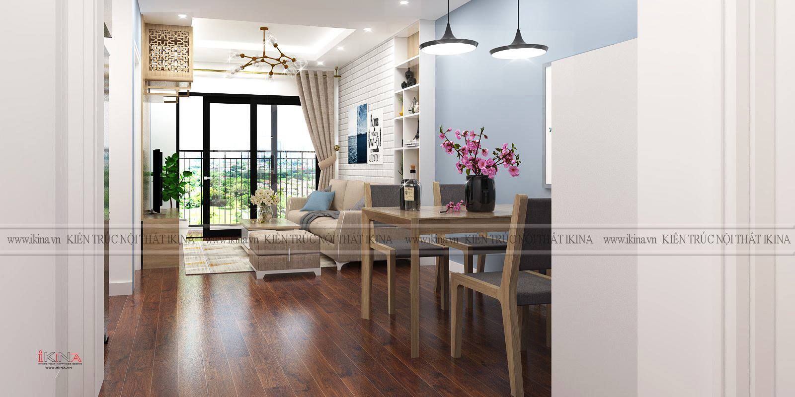 Thiết Kế Căn Hộ Chung Cư A 77m2 - Chung Cư Đồng Phát Park View Hà Nội