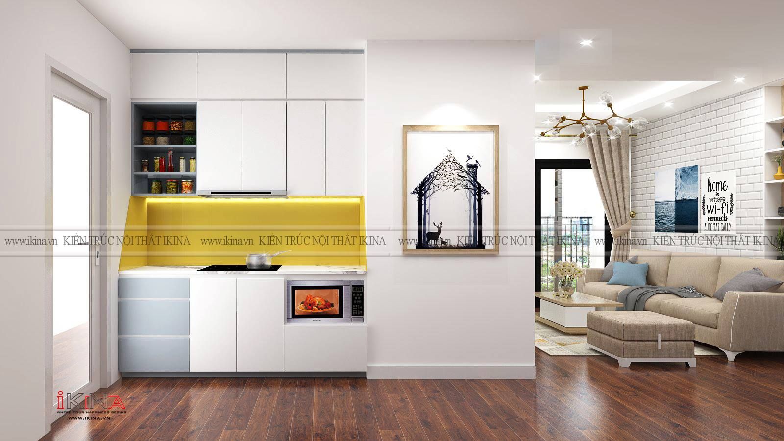 Thiết Kế Căn Hộ Chung Cư A 77m2 - Chung Cư Đồng Phát Park View Hà Nội