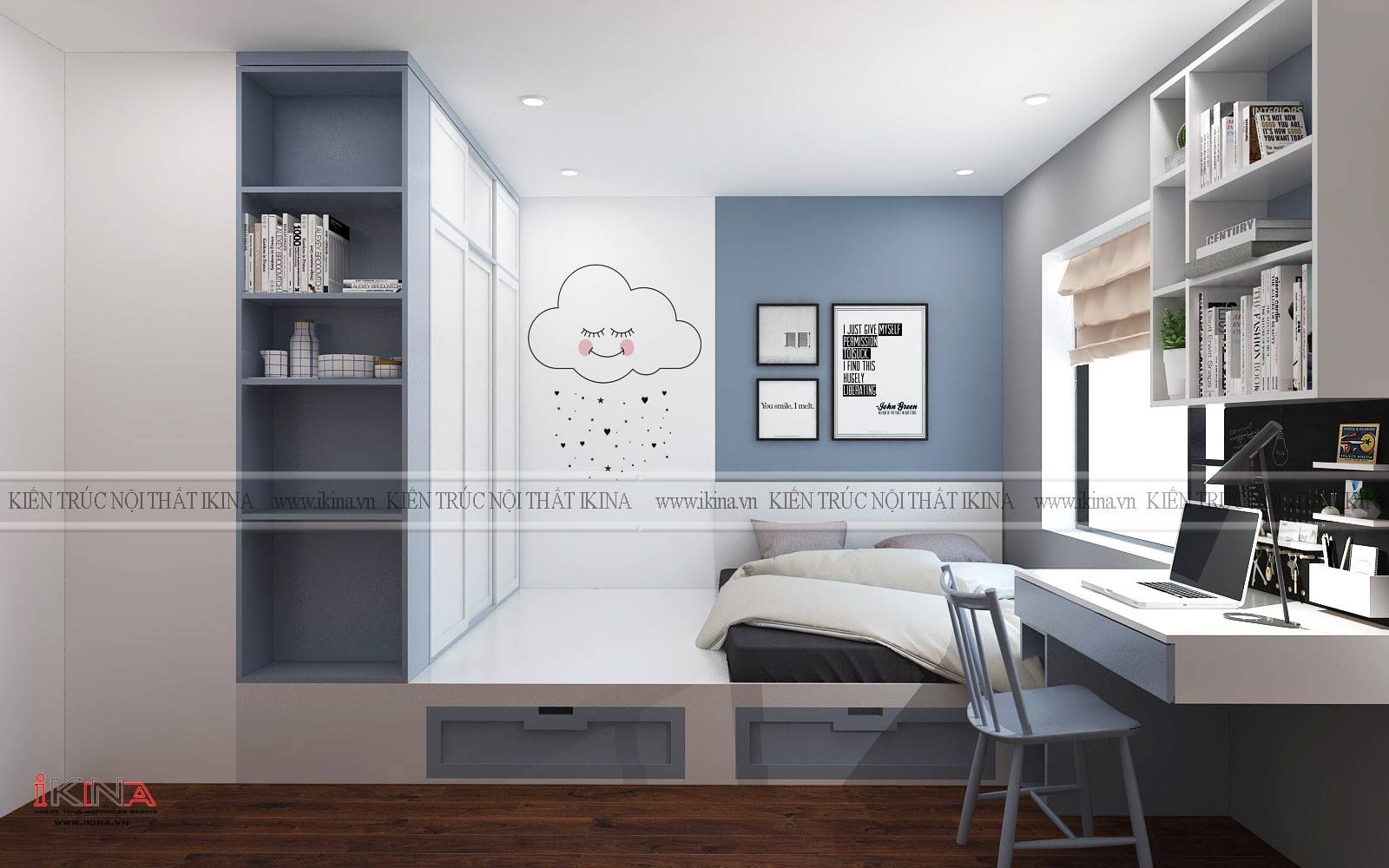 Thiết Kế Căn Hộ Chung Cư A 77m2 - Chung Cư Đồng Phát Park View Hà Nội