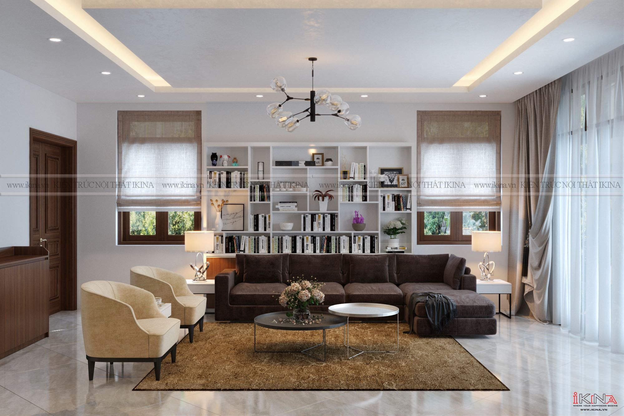 Thiết Kế Biệt Thự Thái Mái 272m2 - 2 Tầng Hà Nam