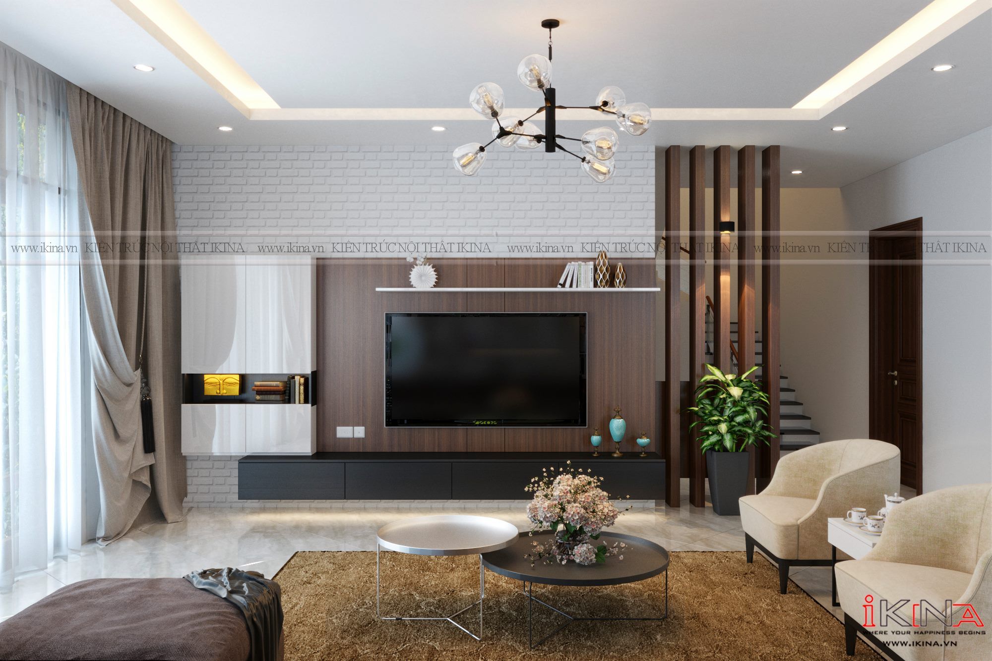 Thiết Kế Biệt Thự Thái Mái 272m2 - 2 Tầng Hà Nam