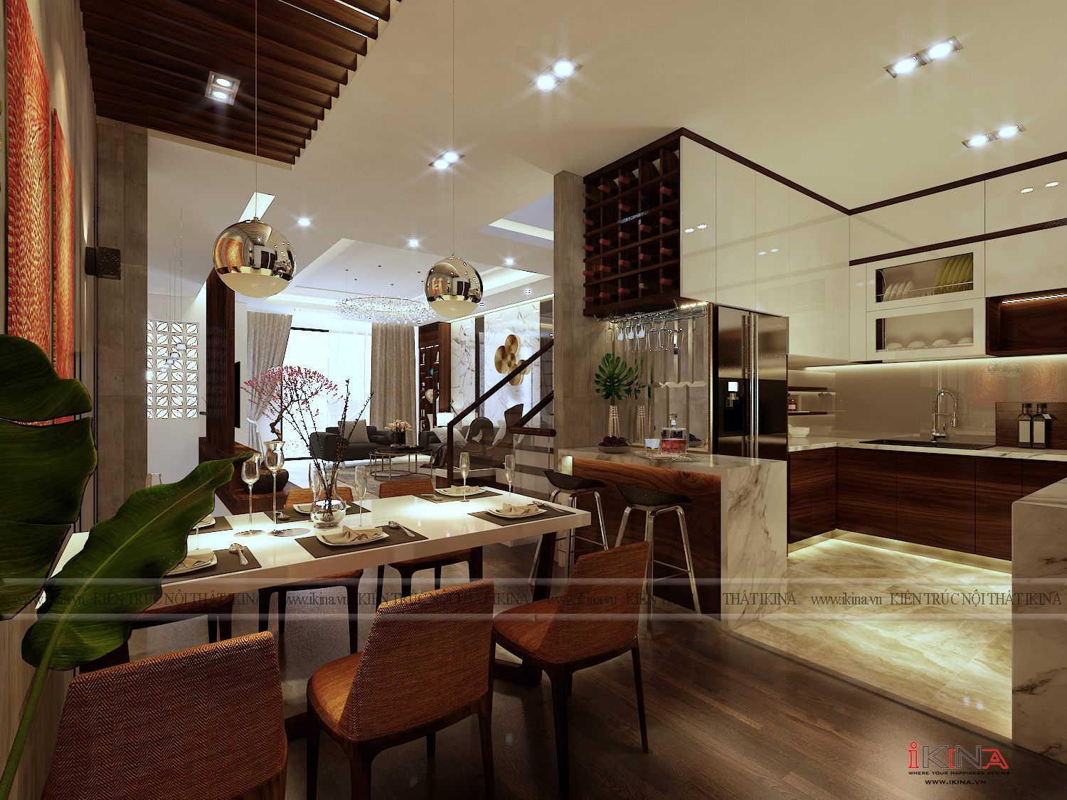 Thiết Kế Nhà Liền Kề 100m2 - Thường Tín Hà Nội