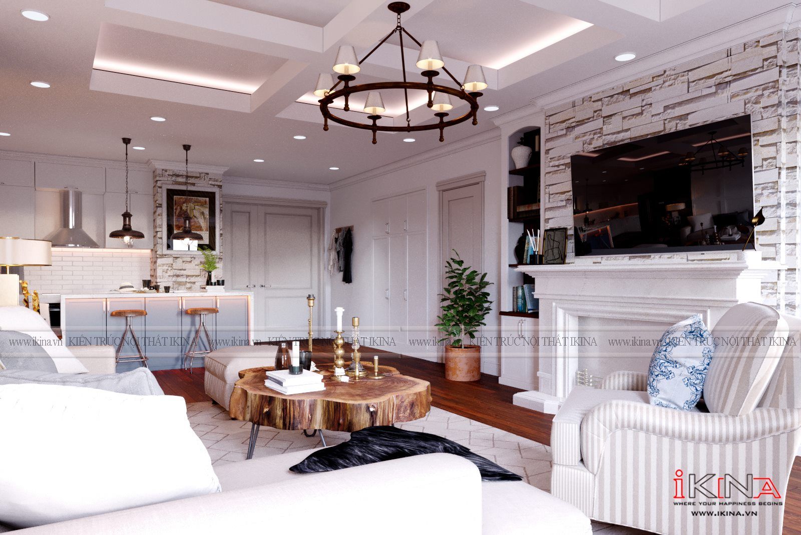 Thiết Kế Căn Hộ Chung Cư 113m2 - Phú Nguyên Plaza Vinh Nghệ An