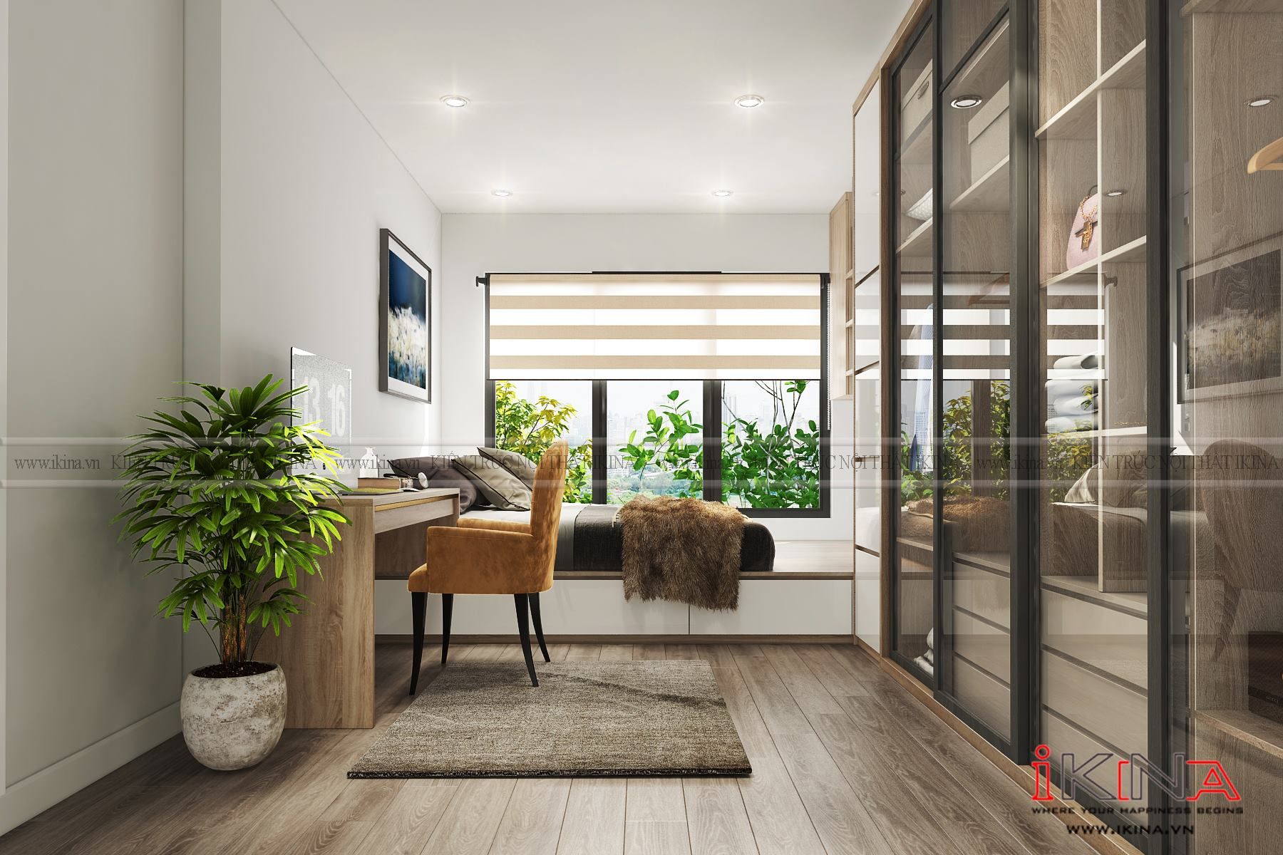  Thiết Kế Căn Hộ Chung Cư 80m2 - Season Avenue Hà Nội 