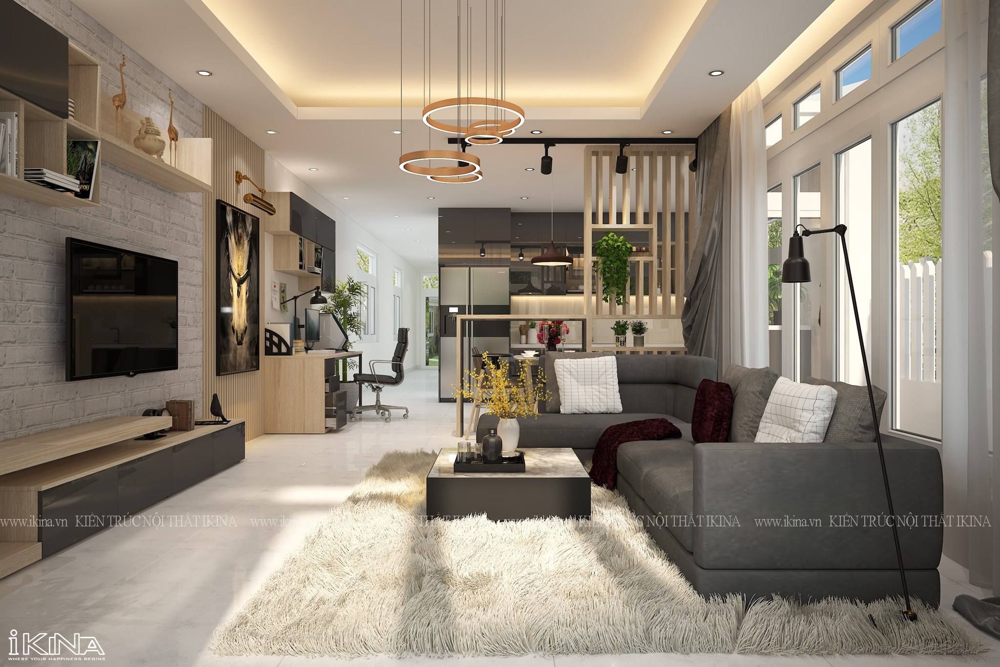 Thiết Kế Biệt Thự Mái Thái 1 Tầng 110m2 - Đồng Nai