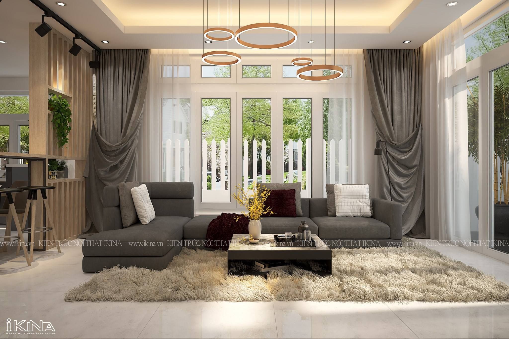 Thiết Kế Biệt Thự Mái Thái 1 Tầng 110m2 - Đồng Nai