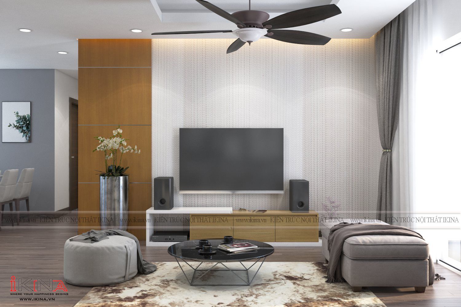Thiết Kế Căn Hộ Chung Cư 114m2 - S2 Season Avenue Hà Nội
