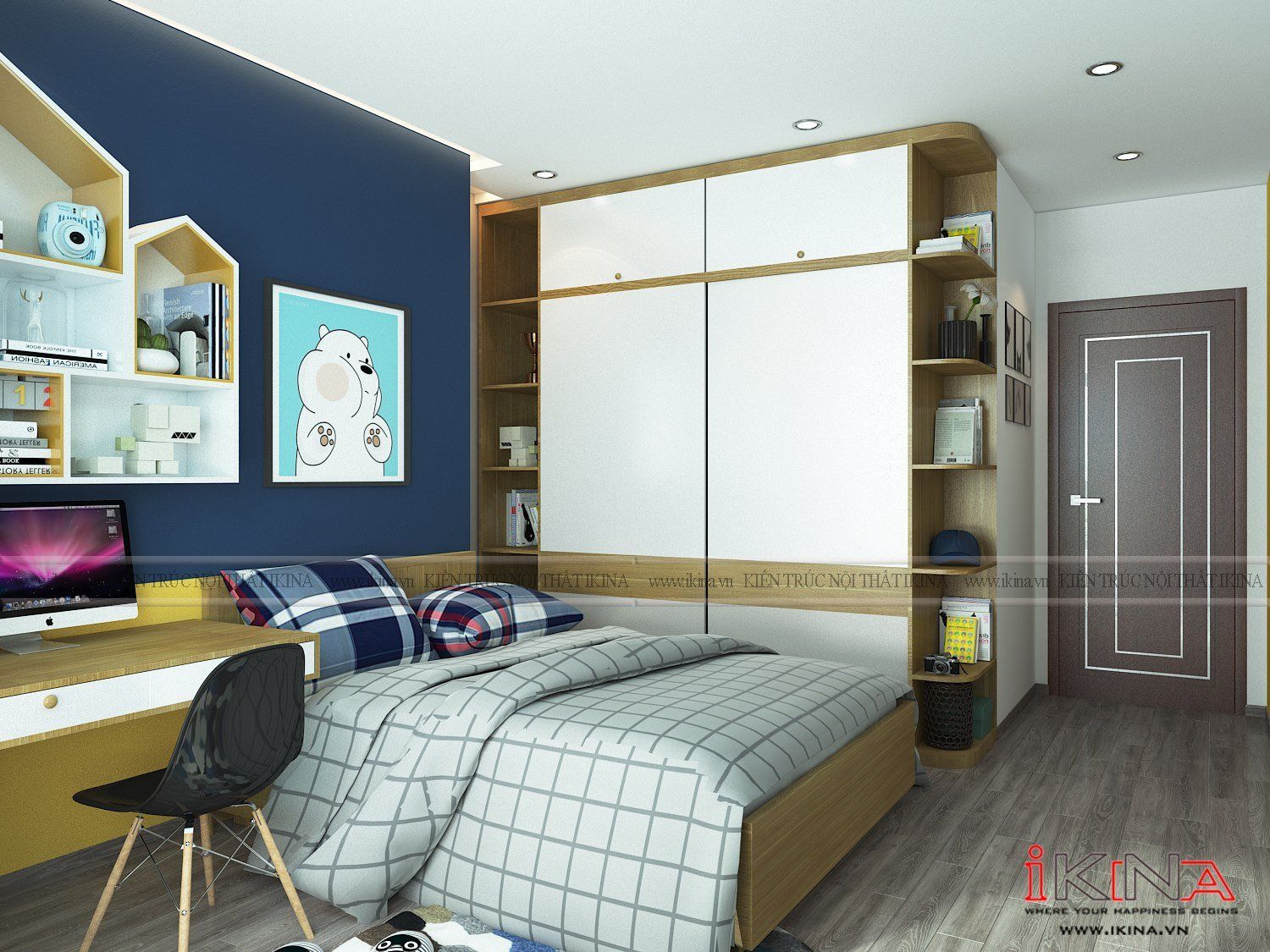 Thiết Kế Căn Hộ Chung Cư 114m2 - S2 Season Avenue Hà Nội
