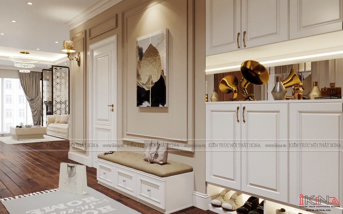 Thiết Kế Căn Hộ Chung Cư 146m2 - The Pride Hà Nội