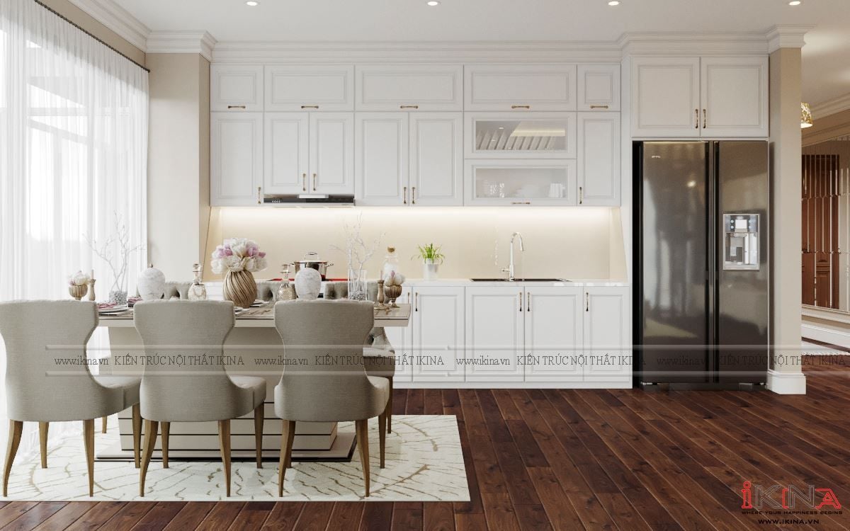 Thiết Kế Căn Hộ Chung Cư 146m2 - The Pride Hà Nội