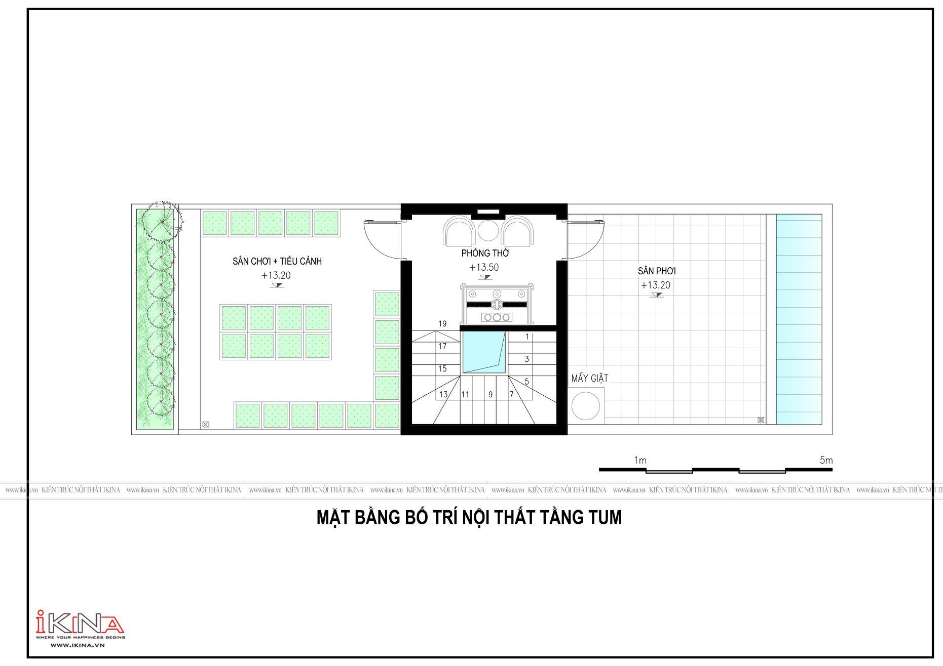  Thiết Kế Nhà Liền Kề KĐT Văn Khuê 68m2 - Hà Đông 