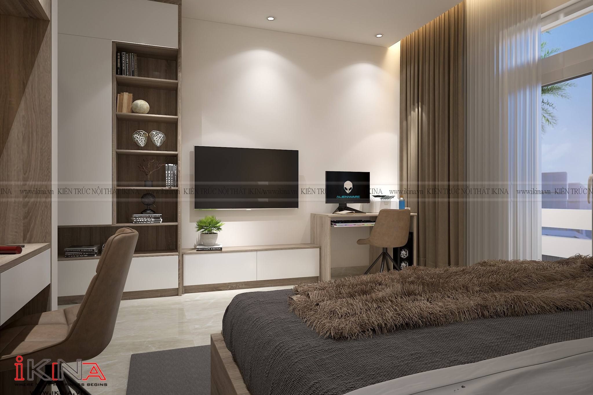 Thiết Kế Nhà Phố Liền Kề 56m2 - Thủ Đức Tp HCM