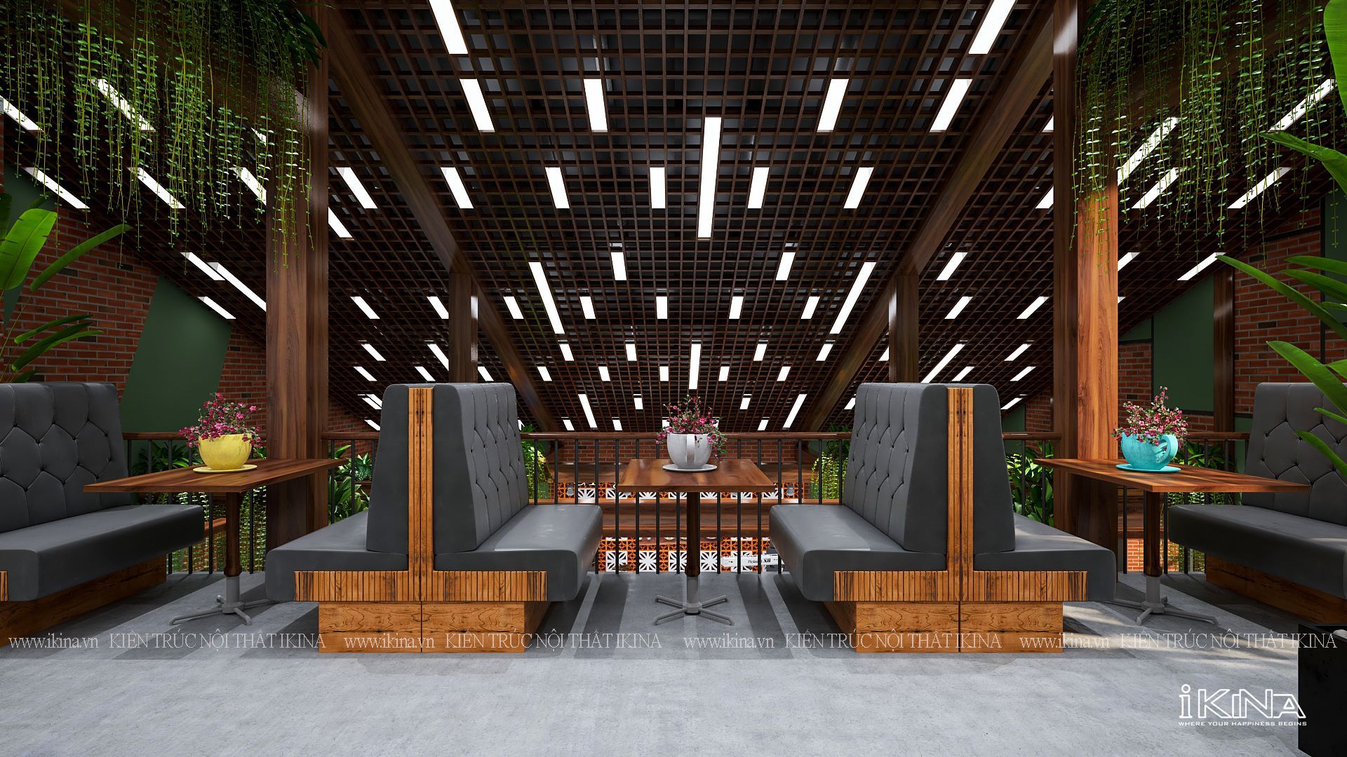 Thiết Kế Quán Cafe GP Music 500m2 - Cẩm Phả Quảng Ninh