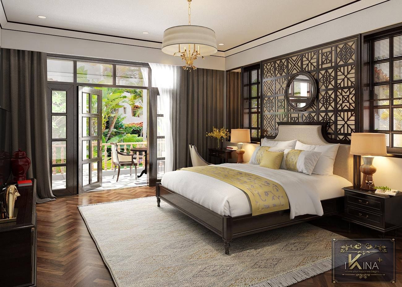 Thiết Kế Kiến Trúc Và Nội Thất Biệt Thự Phong Cách Indochine - Sự Giao Thoa Bản Sắc