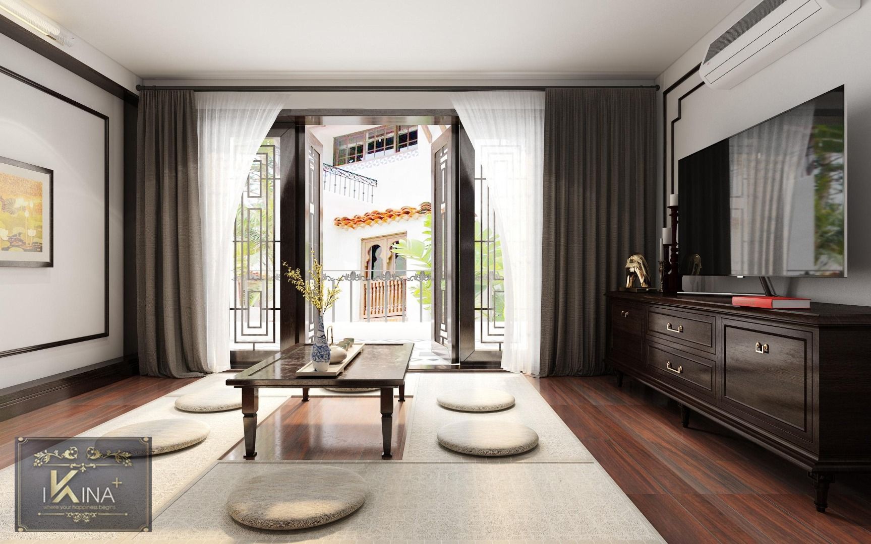 Thiết Kế Kiến Trúc Và Nội Thất Biệt Thự Phong Cách Indochine - Sự Giao Thoa Bản Sắc