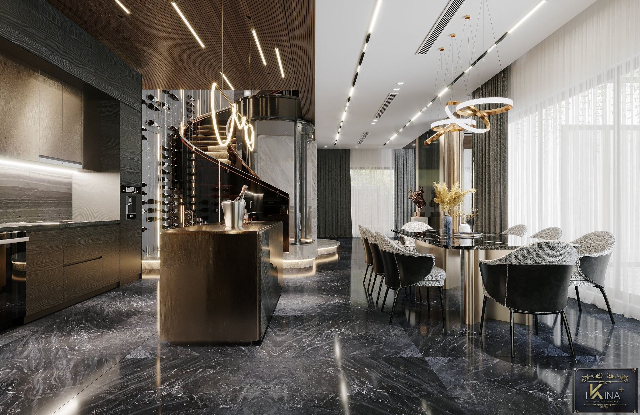 Thiết Kế Biệt Thự Vĩnh Phúc Hiện Đại 460m2