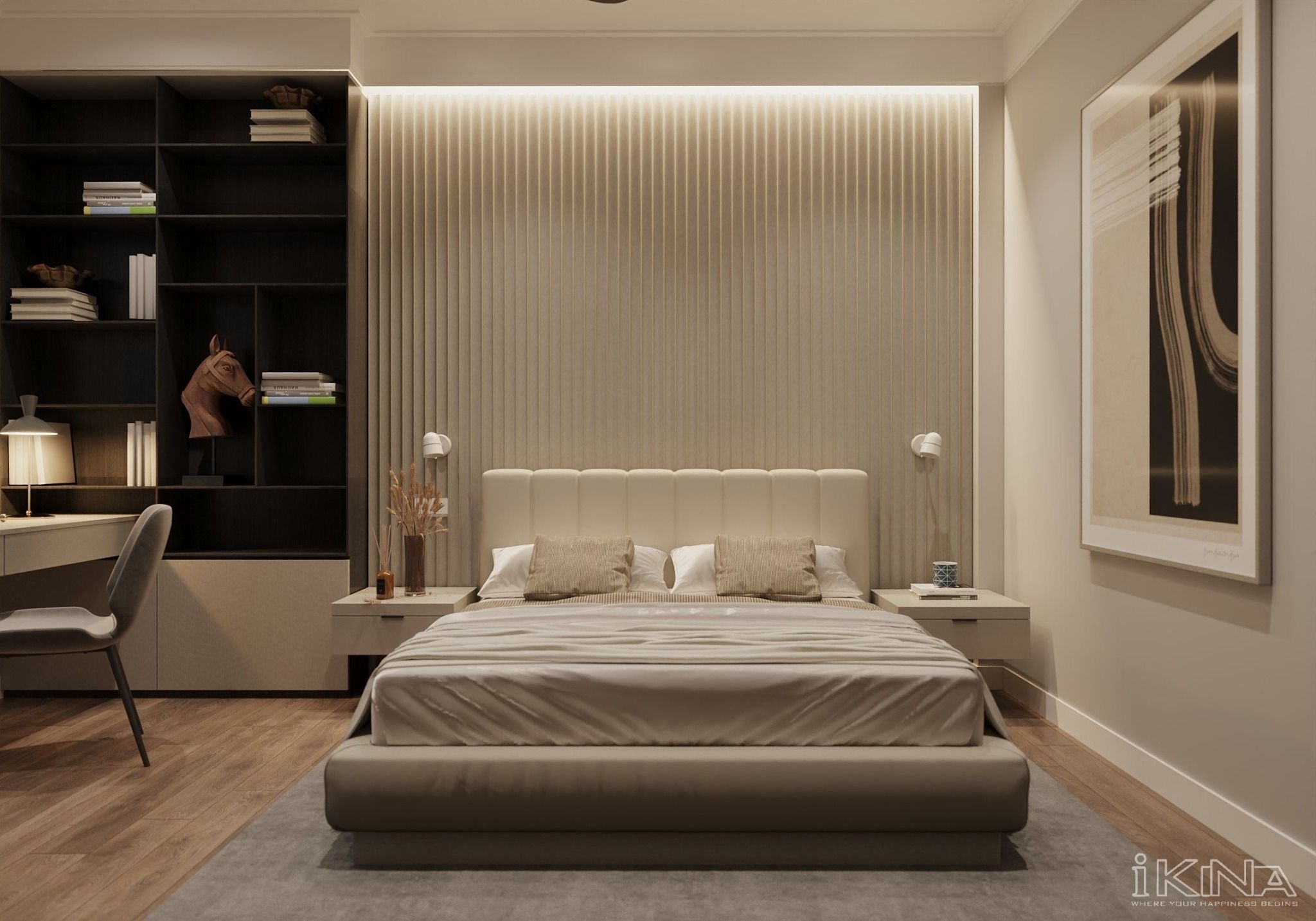 Thiết Kế Nhà Phố Hiện Đại 280m2 - Kim Mã