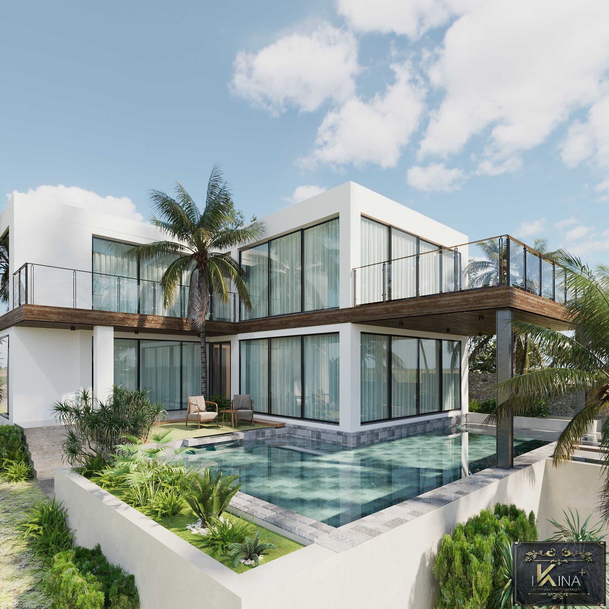 Thiết Kế Biệt Thự Vĩnh Phúc Hiện Đại 460m2