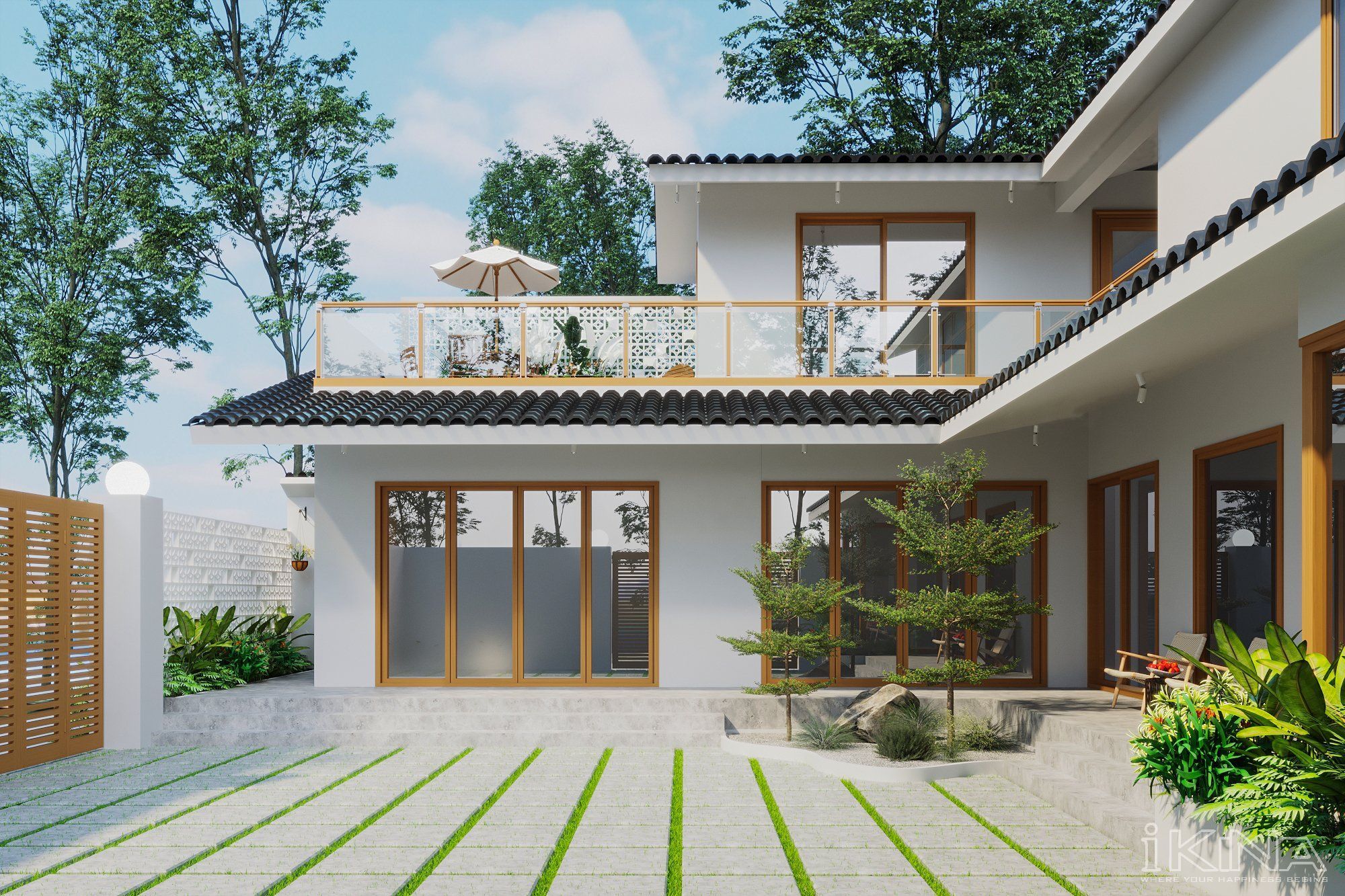  Thiết Kế Biệt Thự Ninh Bình Phong Cách Hiện Đại 250M2 