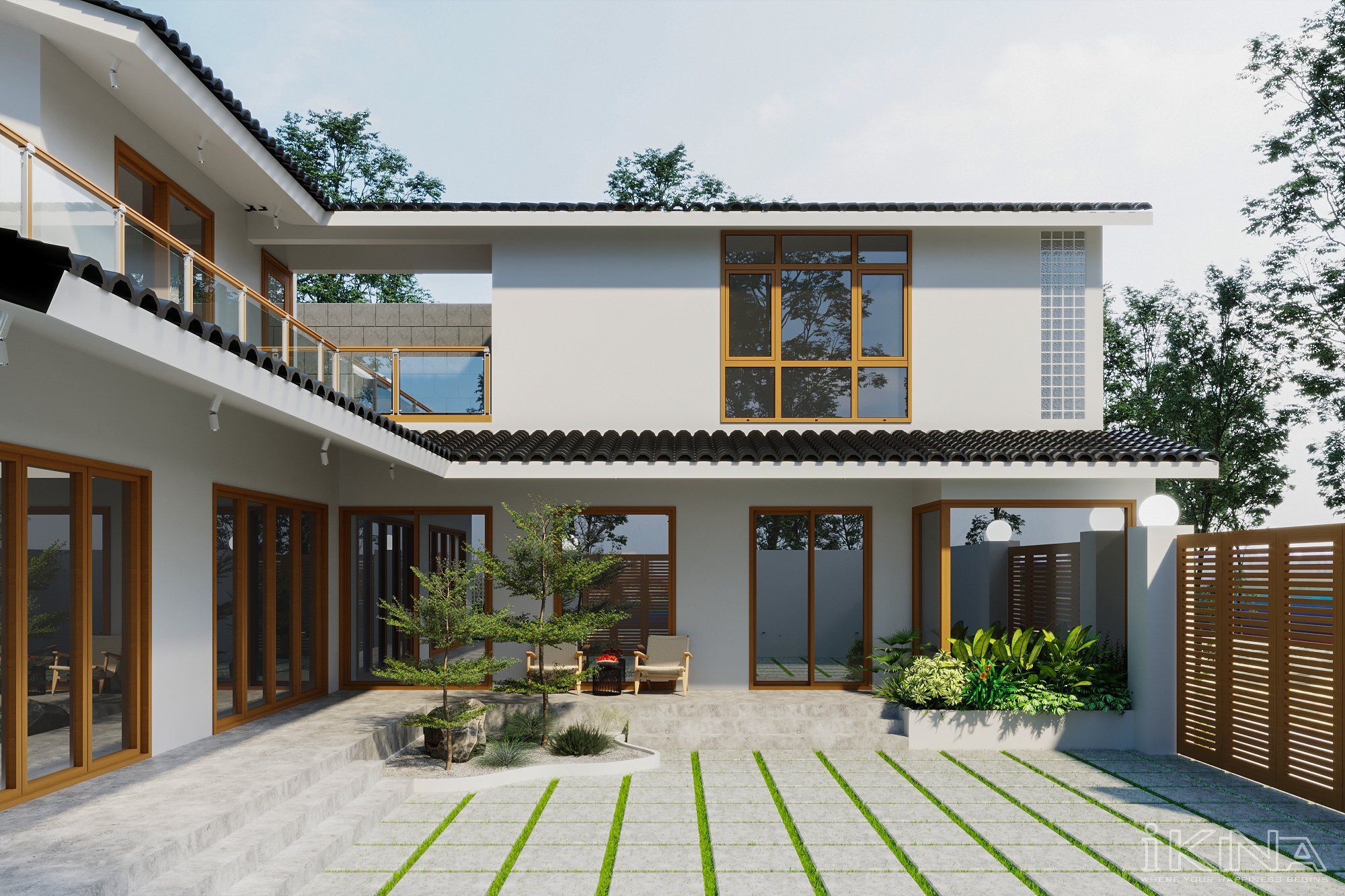 Thiết Kế Biệt Thự Ninh Bình Phong Cách Hiện Đại 250M2