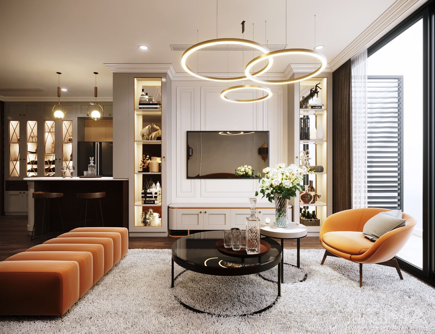 Thiết Kế Căn Hộ Chung Cư Vinhomes West Point 120m2