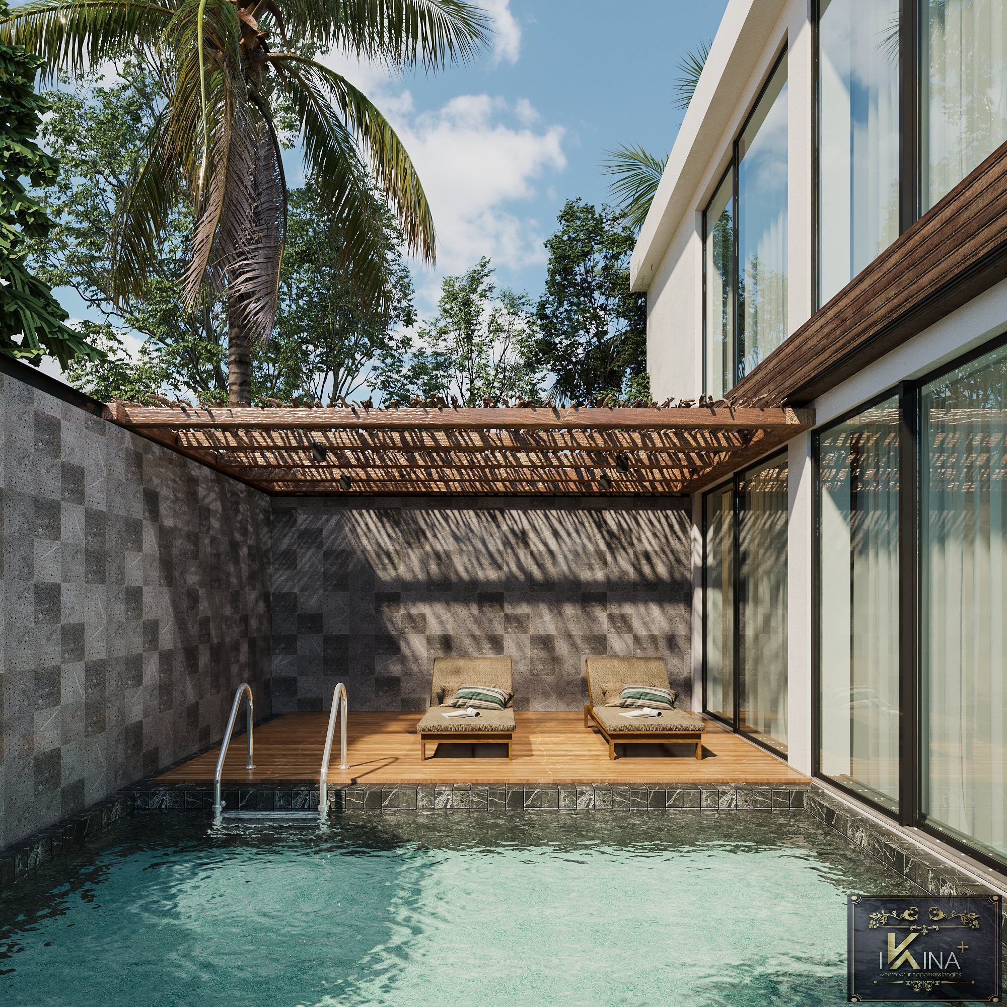 Thiết Kế Biệt Thự Vĩnh Phúc Hiện Đại 460m2