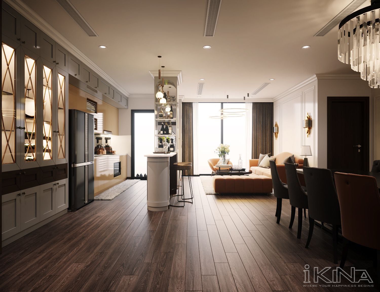 Thiết Kế Căn Hộ Chung Cư Vinhomes West Point 120m2