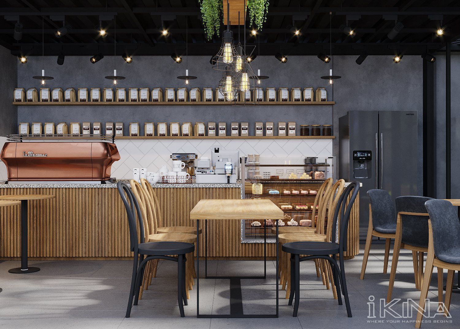 Thiết Kế Quán Cafe - Trust City - Hưng Yên