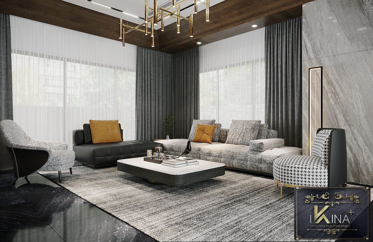 Thiết Kế Biệt Thự Vĩnh Phúc Hiện Đại 460m2