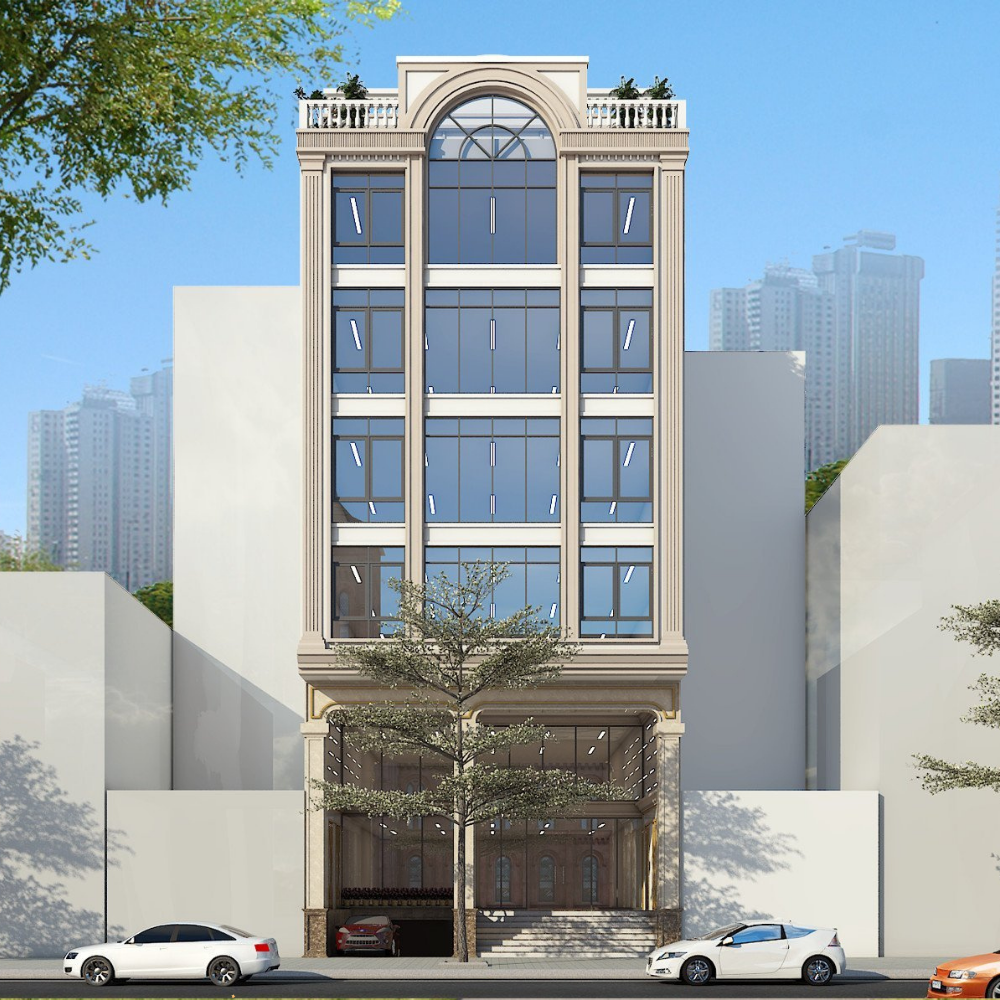 Thiết Kế Tòa Nhà Tổ Hợp TNH99 - Phong Cách Hiện Đại - 300m2