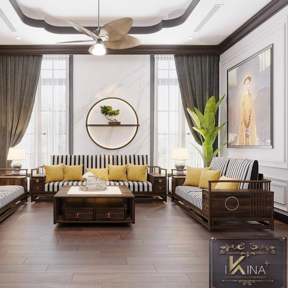 Thiết Kế Căn Hộ Duplex 250m2 - The Manor - Phong Cách Indochine