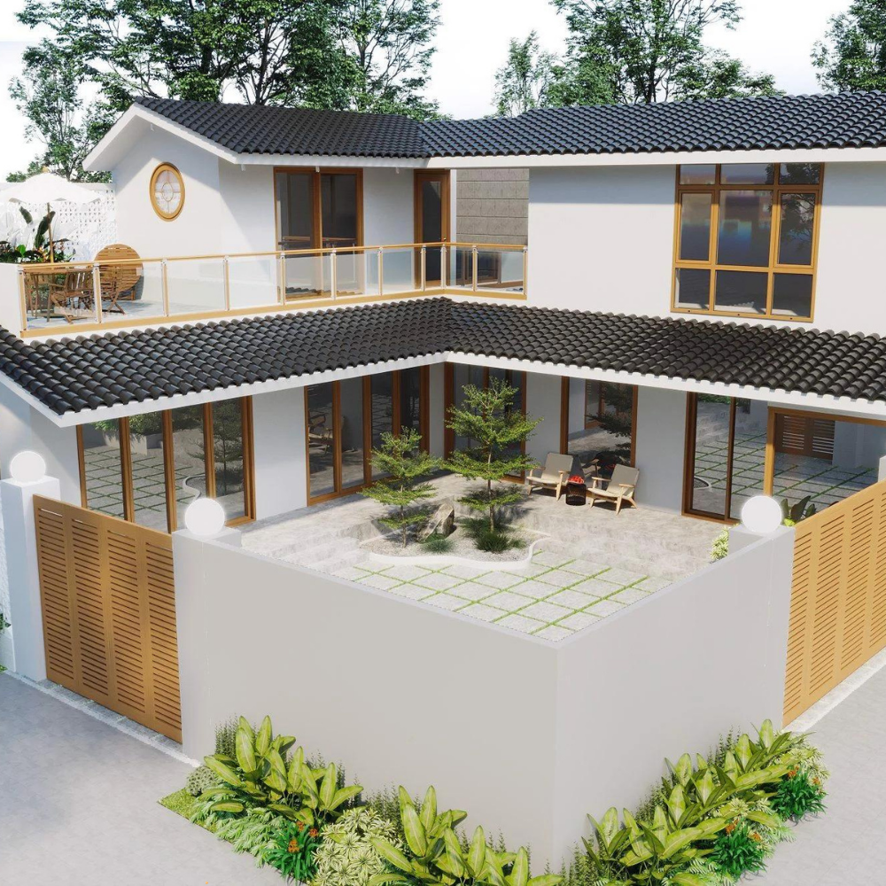 Thiết Kế Biệt Thự Ninh Bình Phong Cách Hiện Đại 250M2