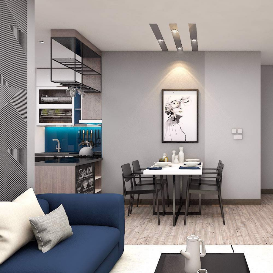 Thiết Kế Căn Hộ Chung Cư 72m2 - CT2C Nghĩa Đô