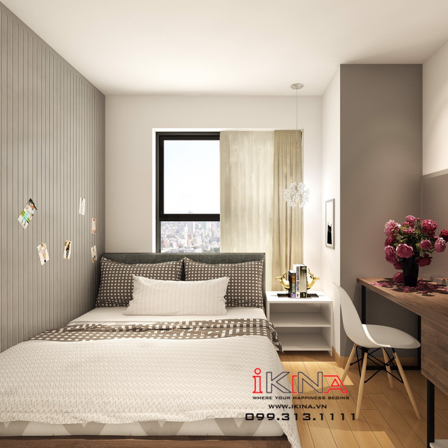  Thiết Kế 2 Phòng Ngủ Căn 01 Tòa H - Park View Residence 