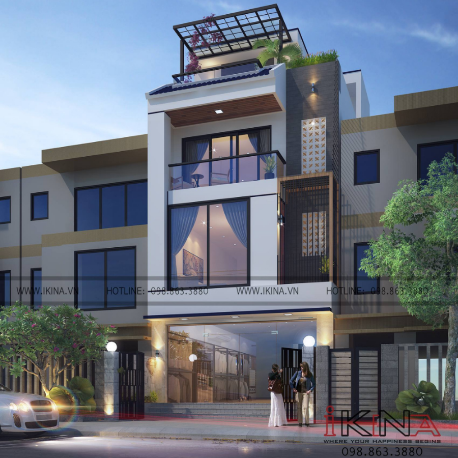 Thiết Kế Nhà Liền Kề 100m2 - Thường Tín Hà Nội