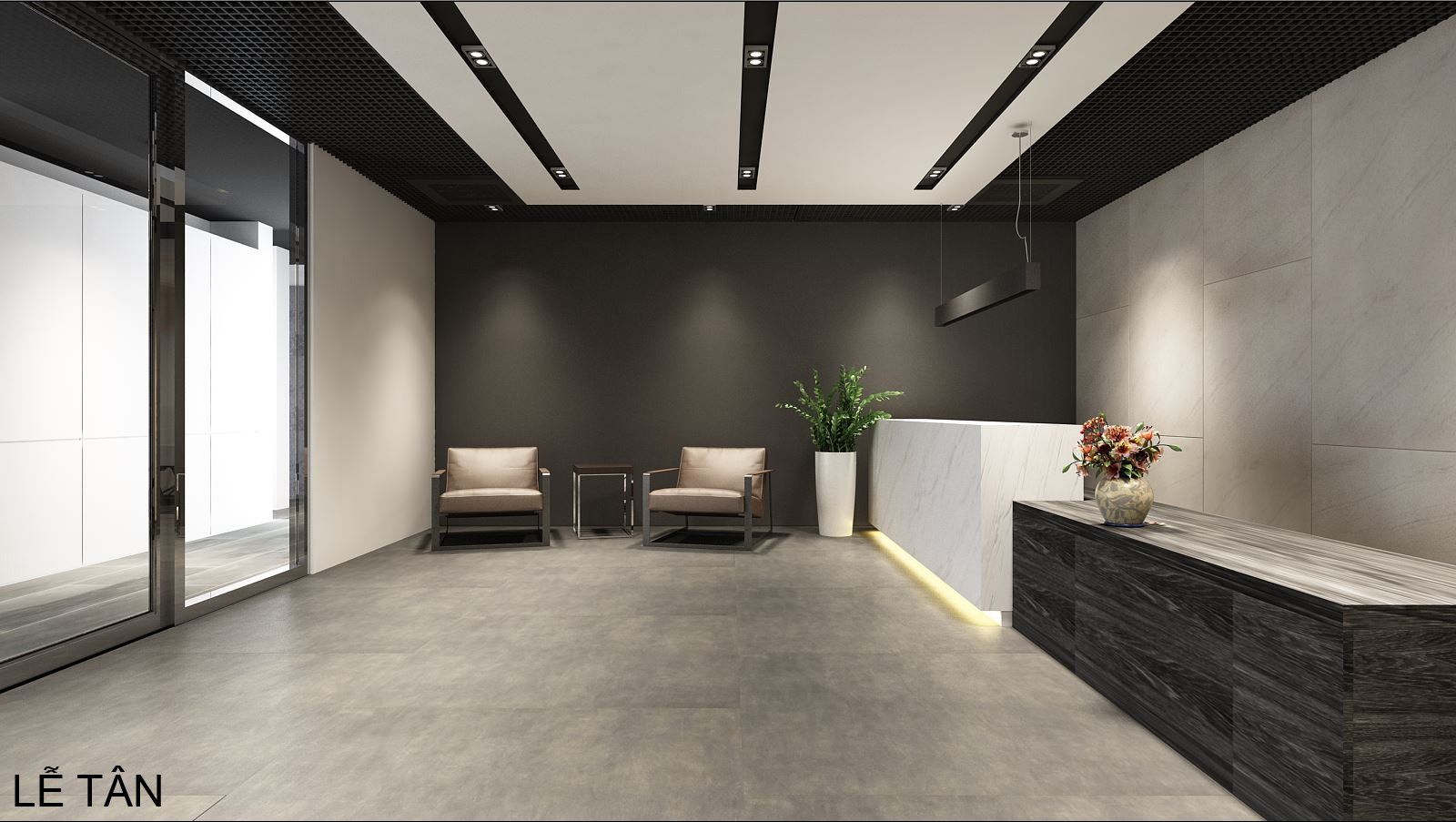 Thiết Kế Văn Phòng Công Ty JVC - Phong Cách Hiện Đại - 500m2