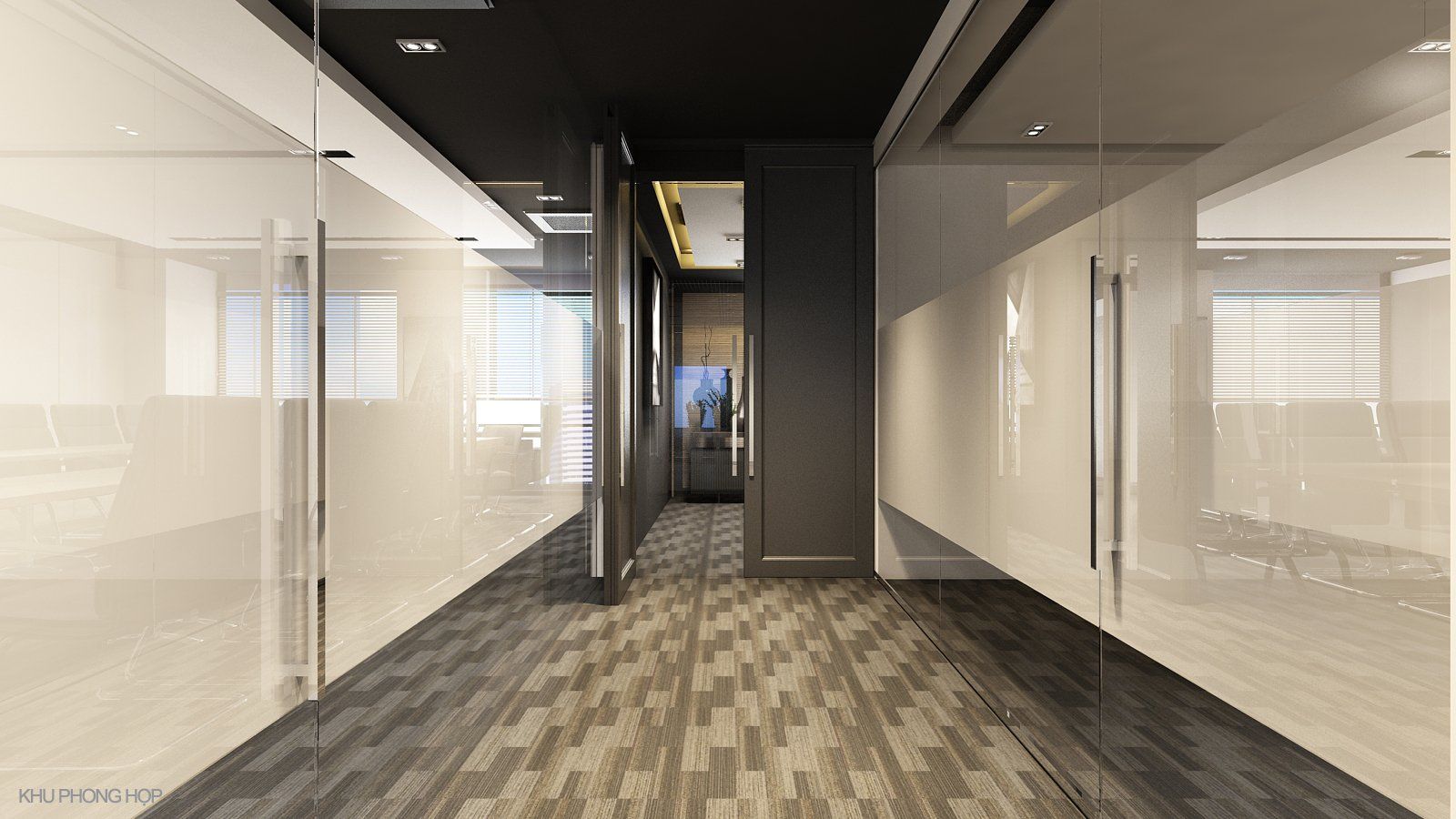 Thiết Kế Văn Phòng Công Ty JVC - Phong Cách Hiện Đại - 500m2