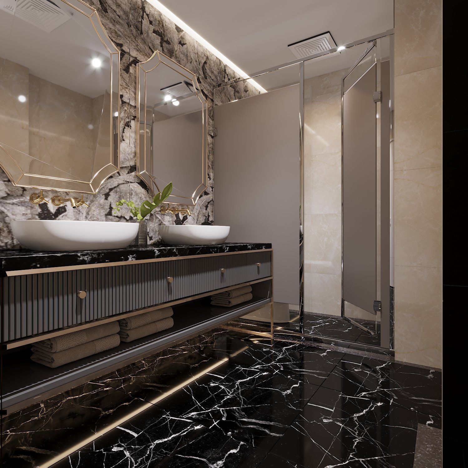 Thiết Kế Tòa Nhà Tổ Hợp TNH99 - Phong Cách Hiện Đại - 300m2