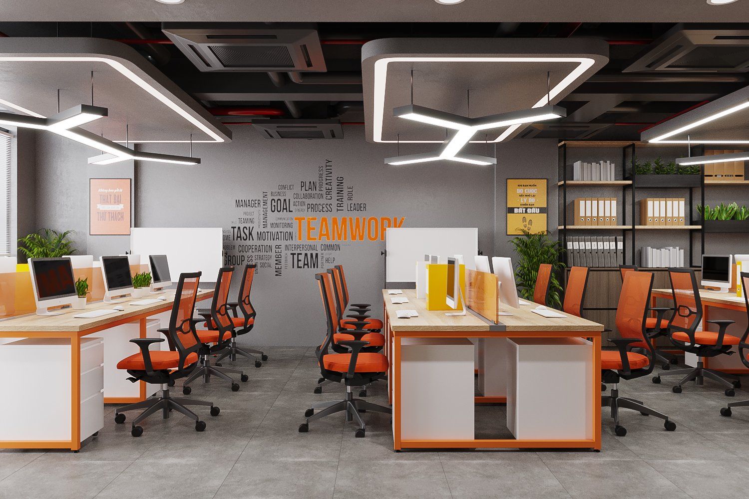 Thiết Kế Tòa Nhà Tổ Hợp TNH99 - Phong Cách Hiện Đại - 300m2