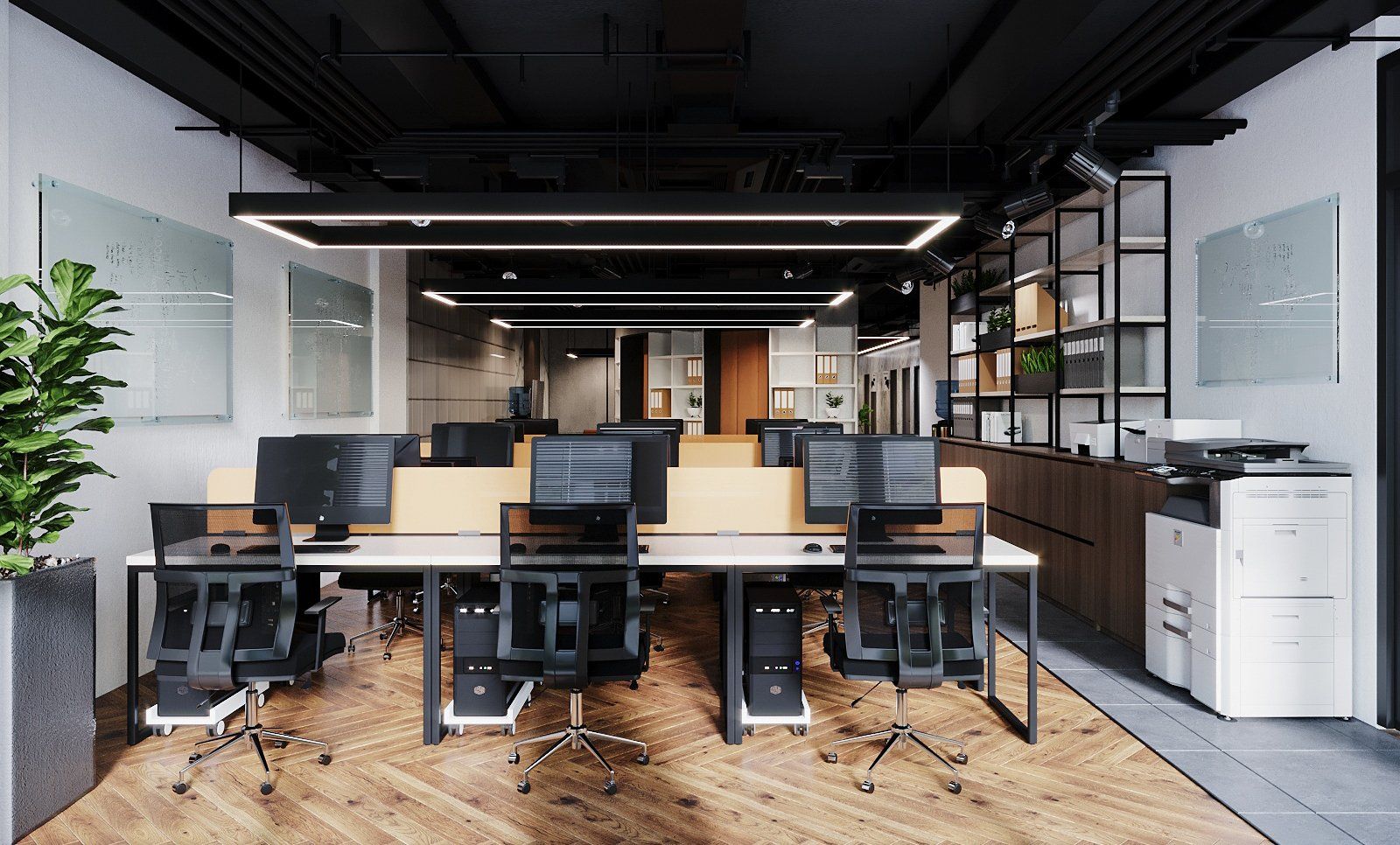 Thiết Kế Tòa Nhà Tổ Hợp TNH99 - Phong Cách Hiện Đại - 300m2