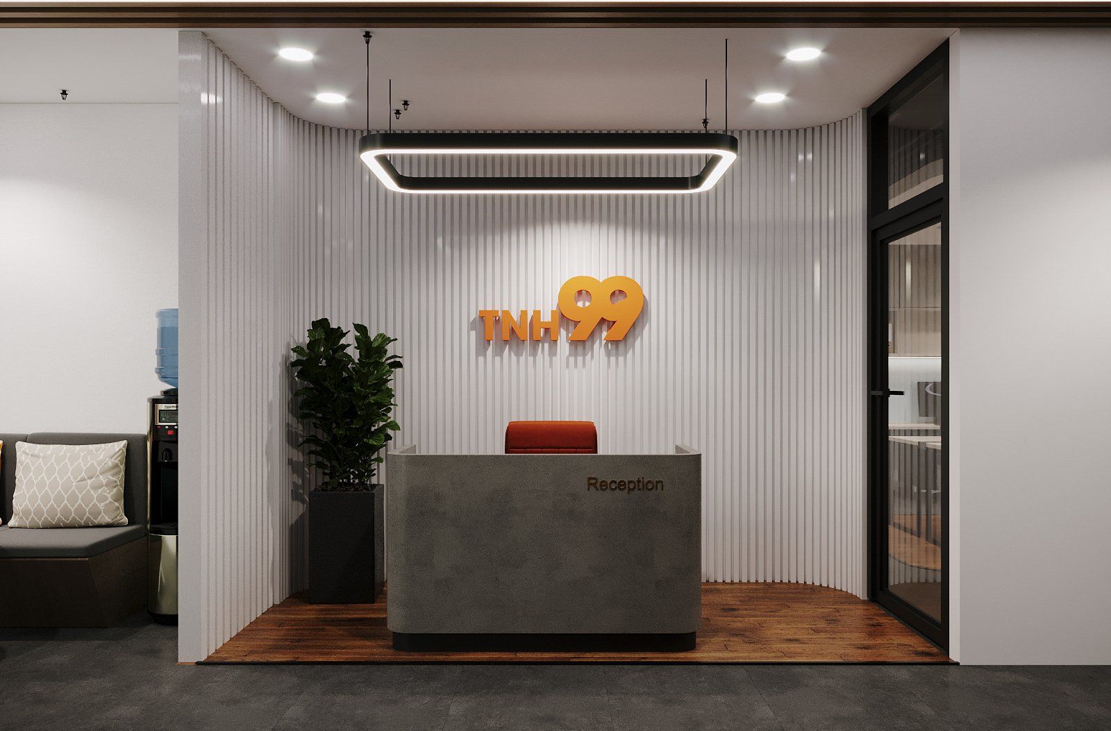 Thiết Kế Tòa Nhà Tổ Hợp TNH99 - Phong Cách Hiện Đại - 300m2