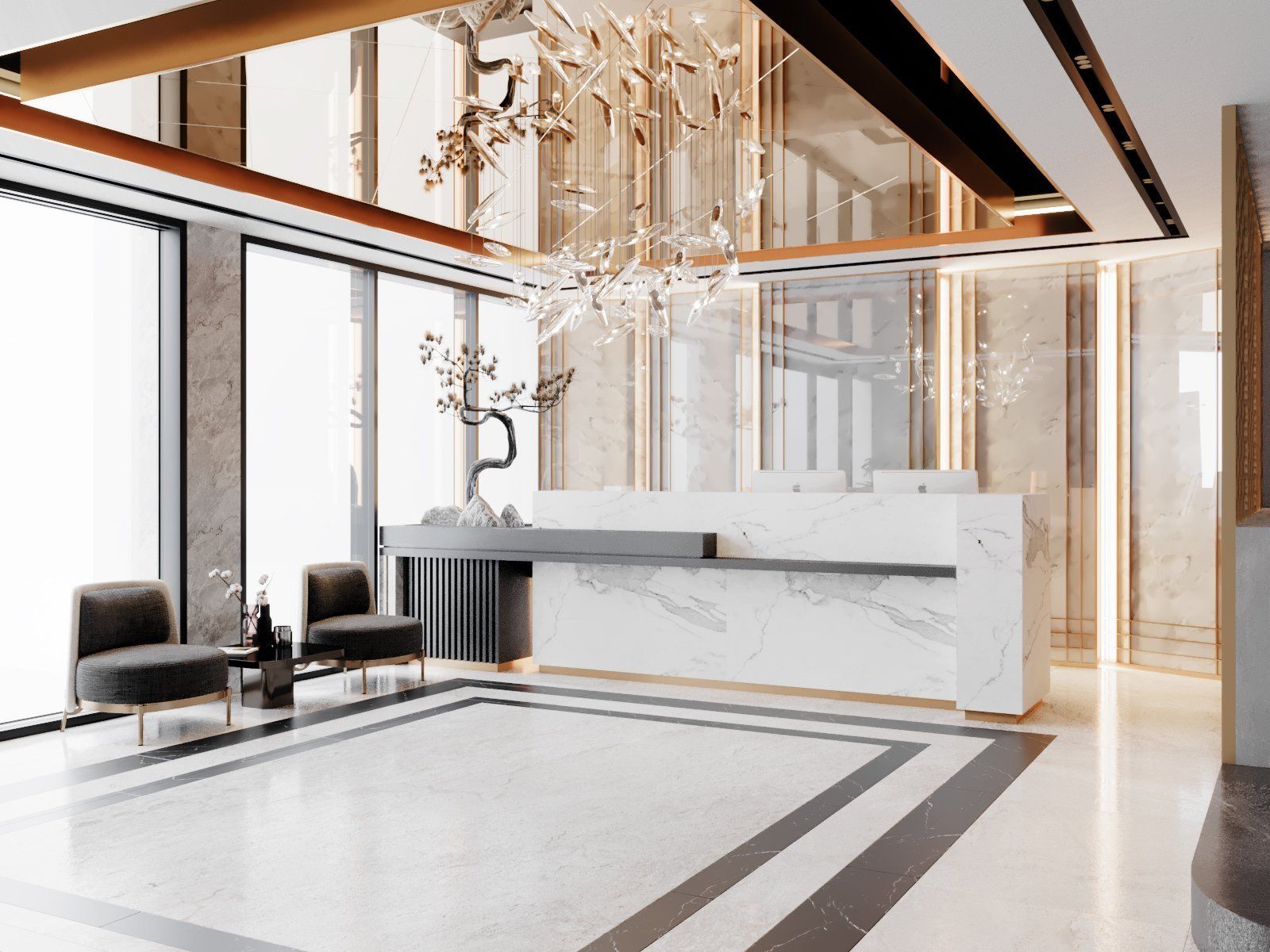 Thiết Kế Tòa Nhà Tổ Hợp TNH99 - Phong Cách Hiện Đại - 300m2