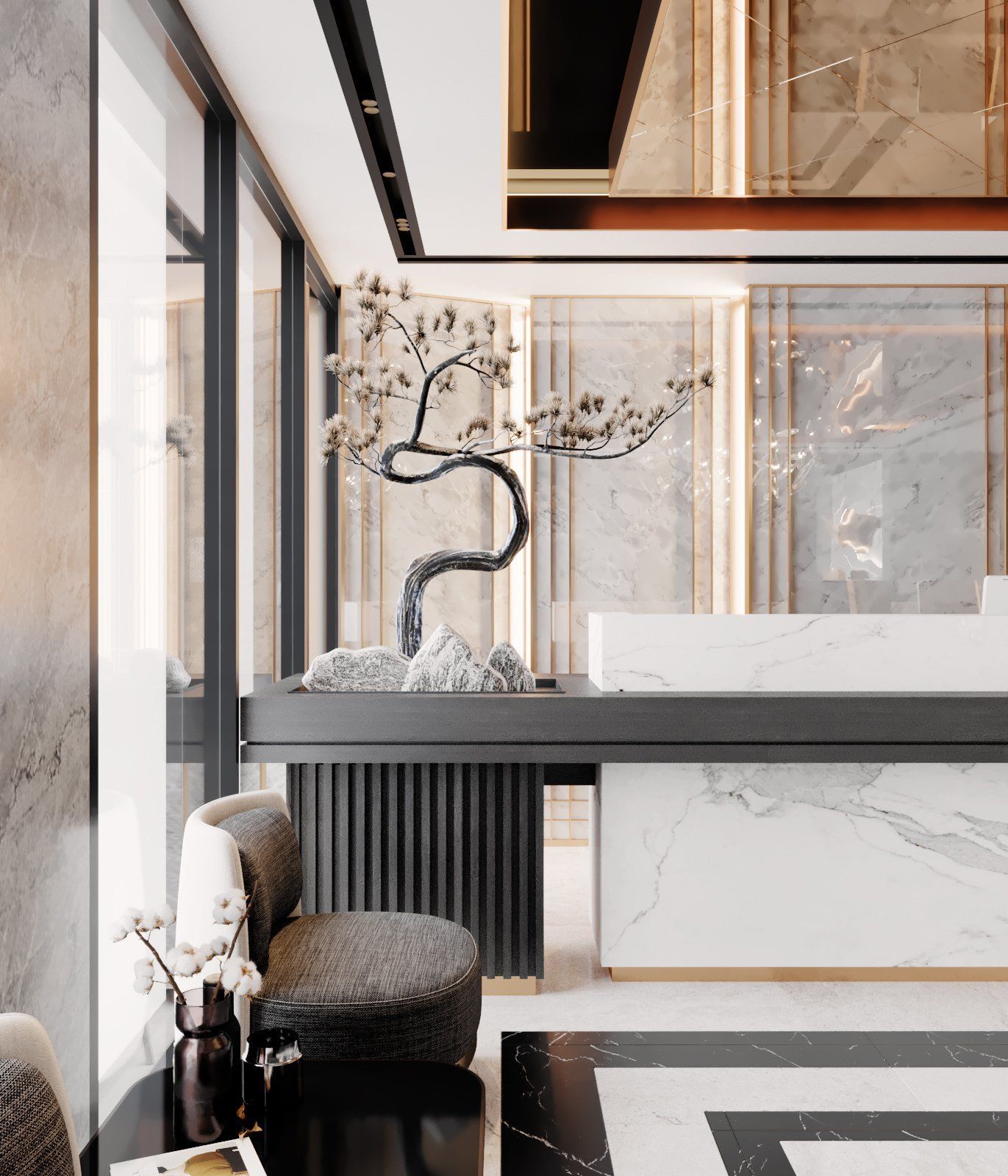 Thiết Kế Tòa Nhà Tổ Hợp TNH99 - Phong Cách Hiện Đại - 300m2