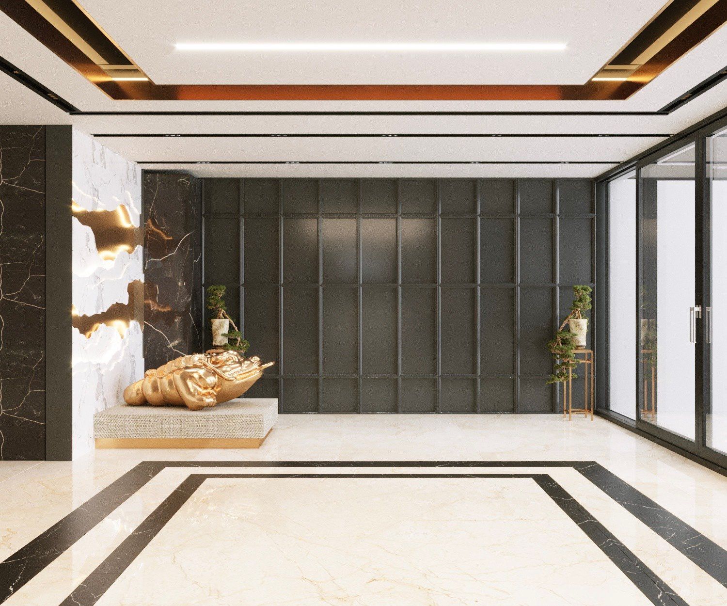 Thiết Kế Tòa Nhà Tổ Hợp TNH99 - Phong Cách Hiện Đại - 300m2